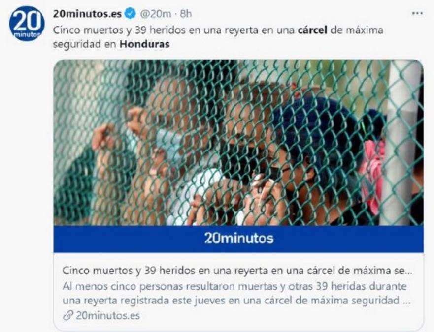 Honduras fue noticia internacionalmente por la sangrienta reyerta en el penal de 'máxima seguridad' La Tolva