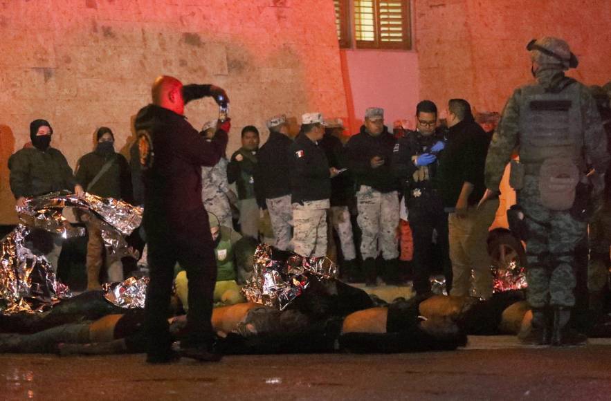 Dramáticas imágenes del incendio donde murieron 13 hondureños en México