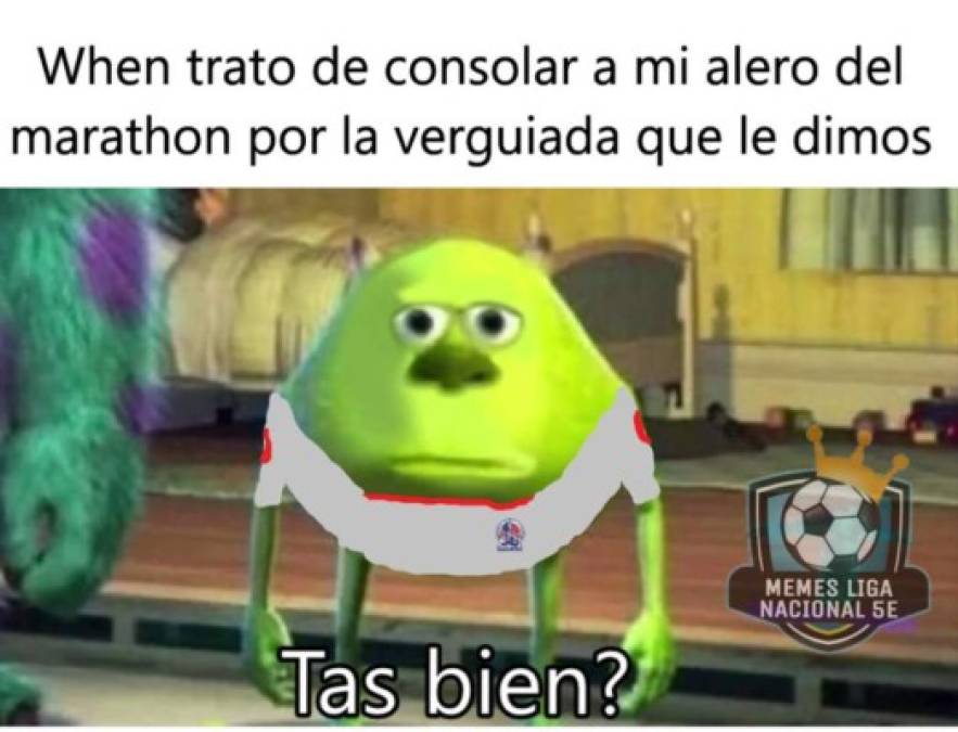 Con memes destrozan al Marathón por su derrota ante Olimpia