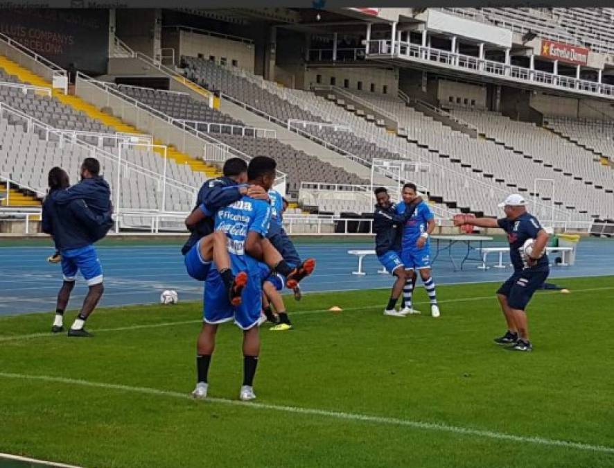 Así fue el primer entrenamiento de la Selección de Honduras en España, previo al duelo contra Emiratos Árabes Unidos