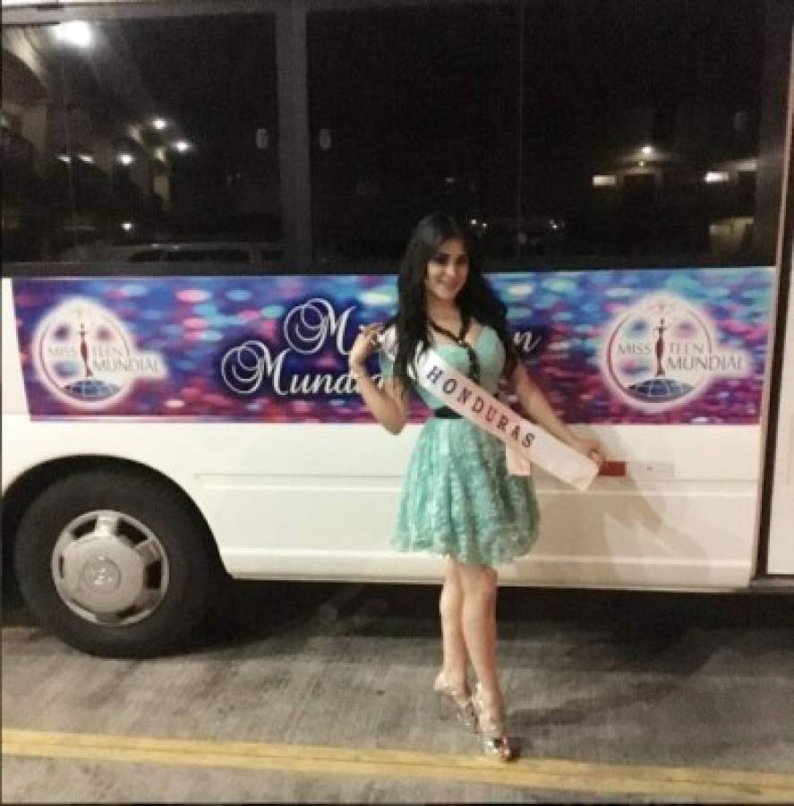 Onice Flores representa a Honduras en Miss Teen Mundial