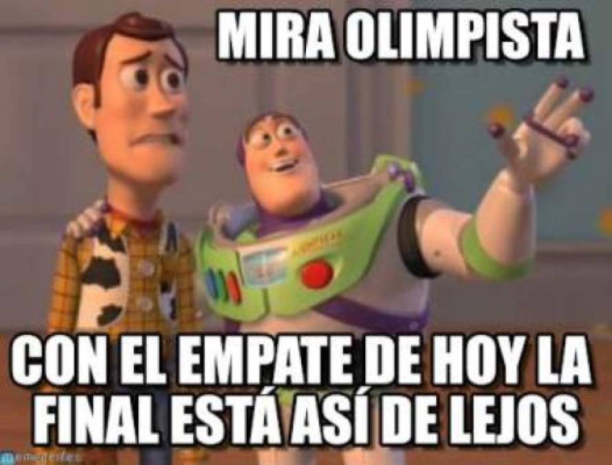 Los divertidos memes que dejó el clásico Olimpia vs Motagua