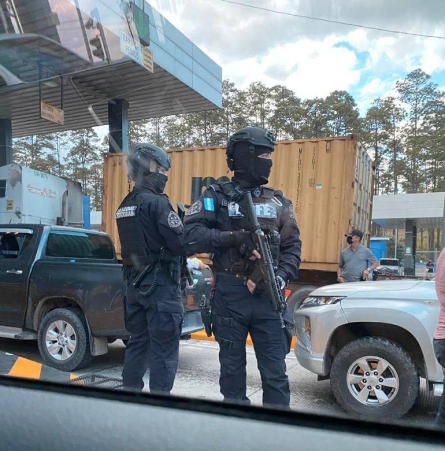 La detención se llevó a cabo en el peaje de Zambrano.