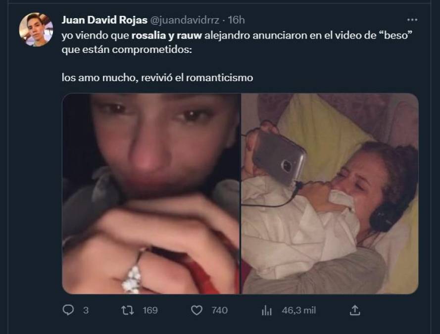Rosalía y Rauw Alejandro se comprometieron y estos son los divertidos memes