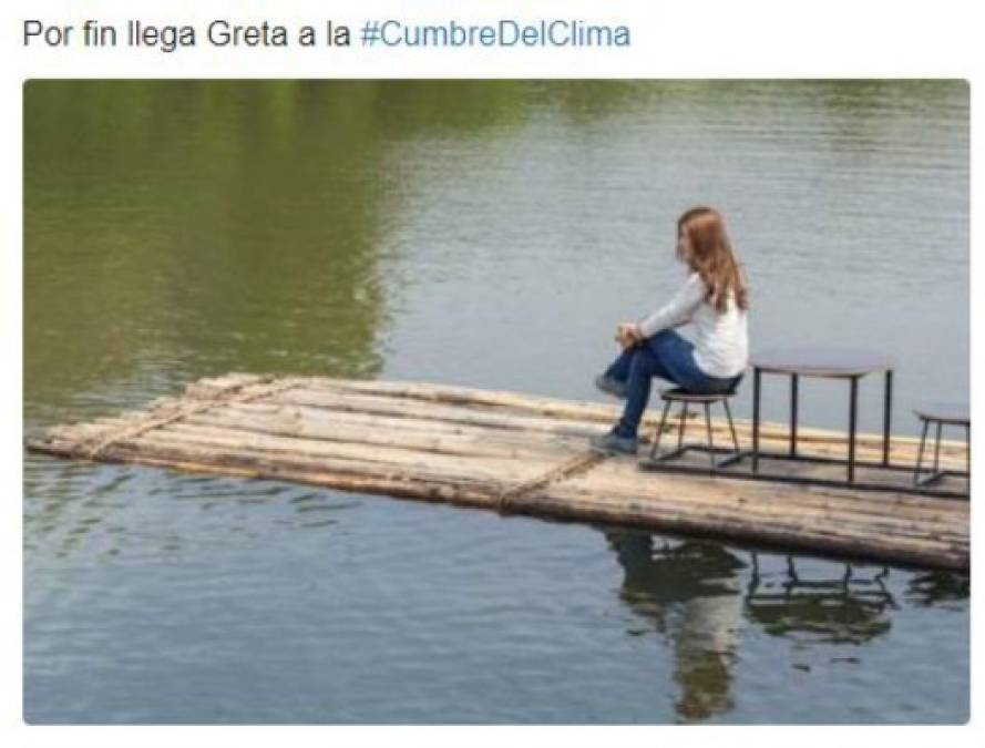 Divertidos memes del viaje de Greta Thunberg a Cumbre del Clima
