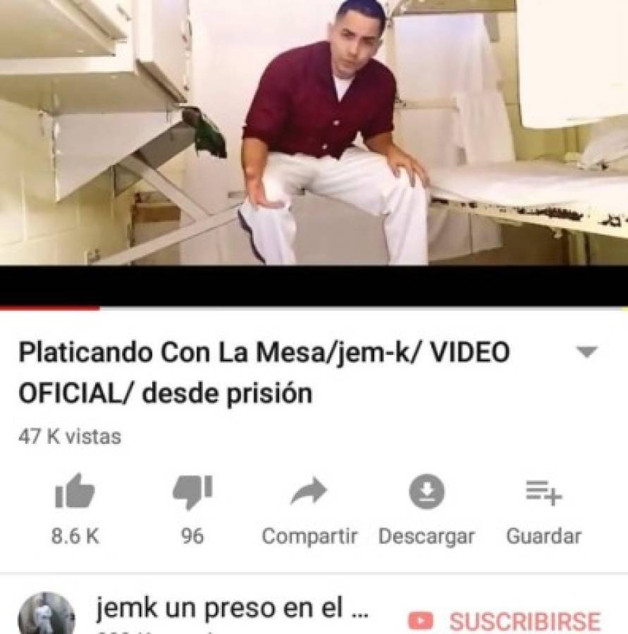JEM-K, el hondureño que se convirtió en el primer youtuber en una prisión