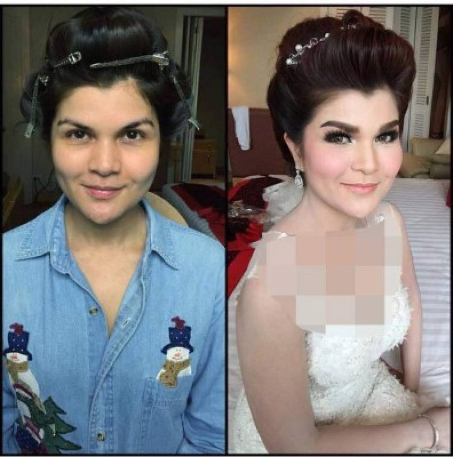 El antes y después del maquillaje: Mujeres comparten su impactante transformación