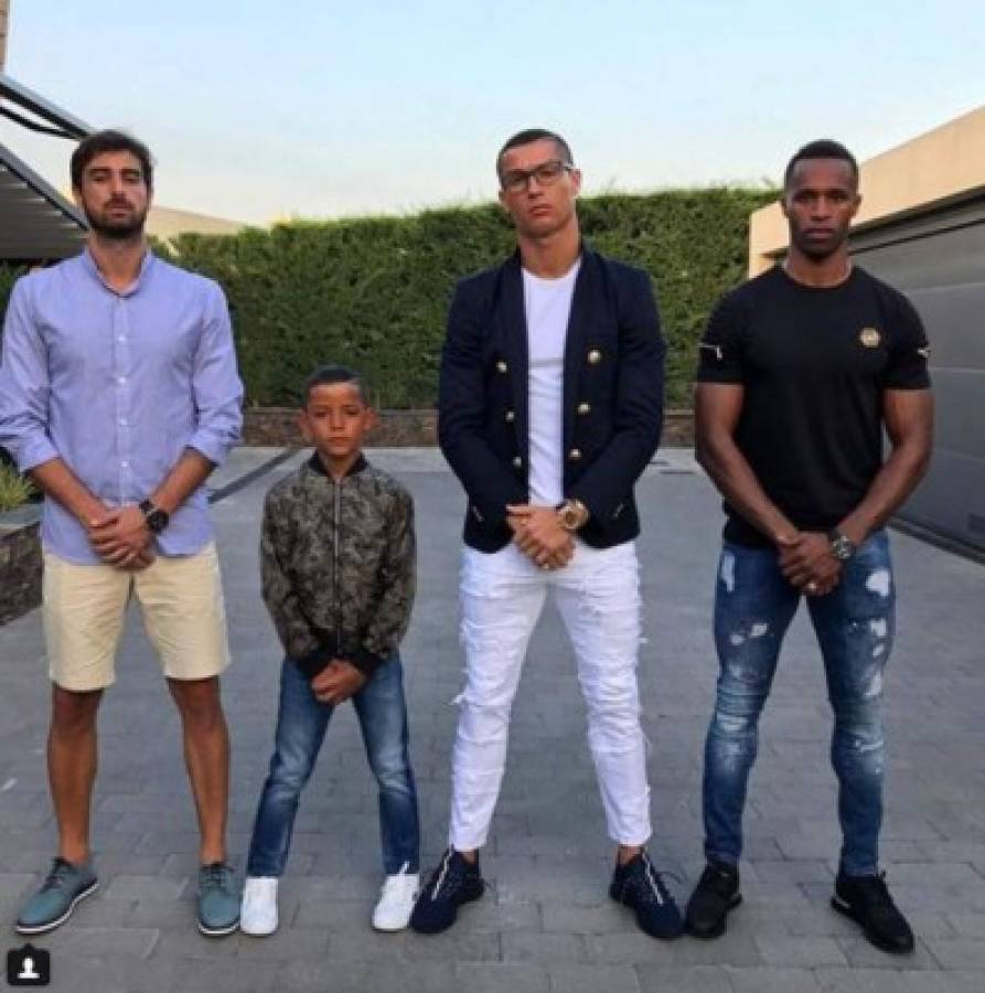 Cristiano abre una cuenta de Instagram a su hijo mayor, que sólo