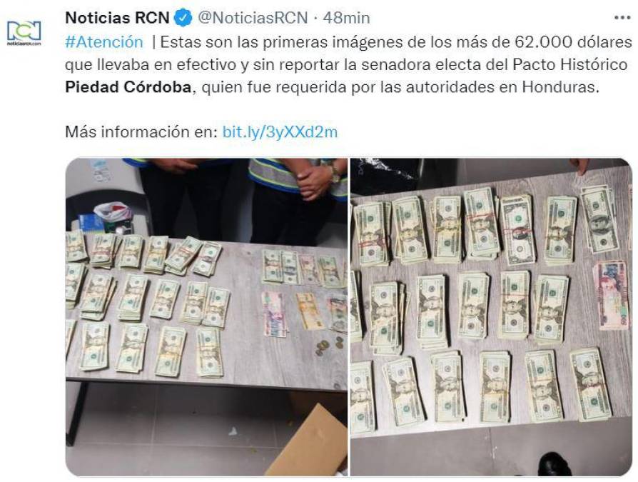 Retienen a la colombiana Piedad Córdoba en Honduras y así reacciona el mundo