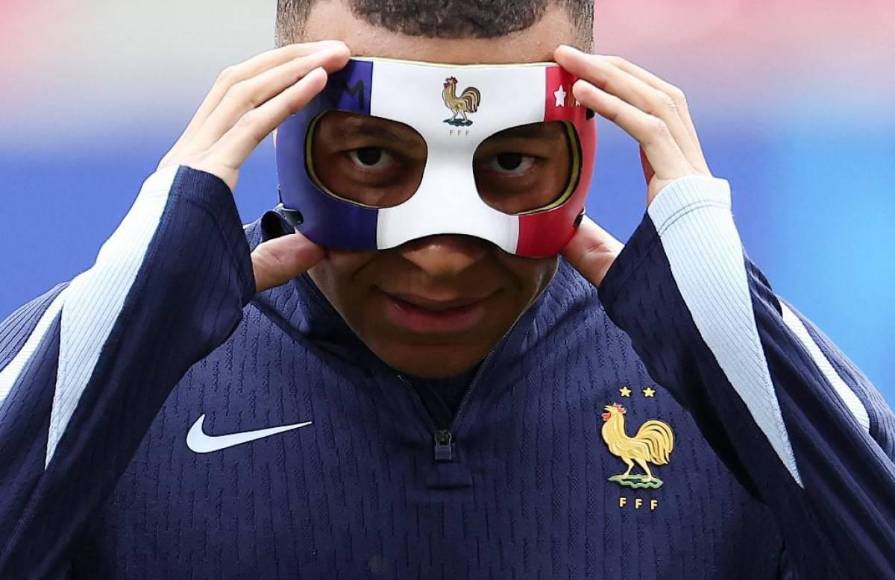 Eurocopa 2024: Kylian Mbappé usará una máscara especial tras la fractura en la nariz