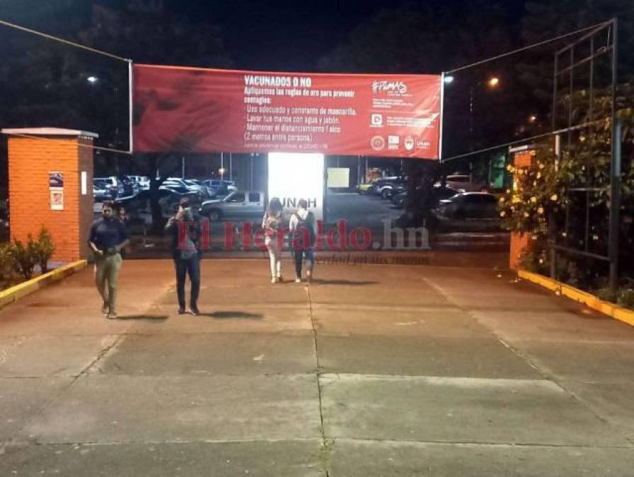 Así fue el recorrido nocturno dentro de la UNAH en medio de ola de inseguridad (FOTOS)