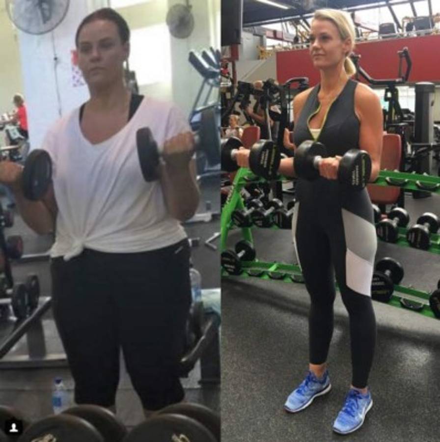 Mujer con sobrepeso asombra en Instagram con su nueva figura