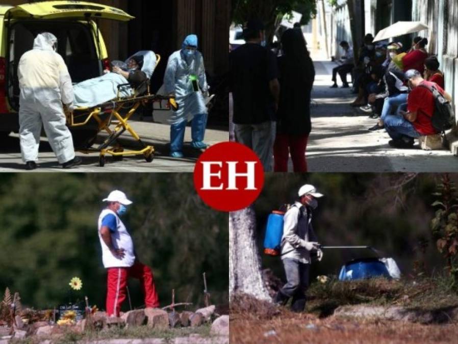 Drama de entierros sin familia y calvario en los hospitales: la lucha del covid-19 en Honduras