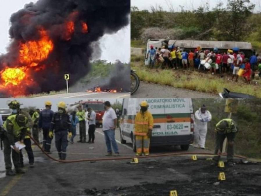 Lo que sabemos de la trágica explosión que dejó 7 personas carbonizadas en Colombia