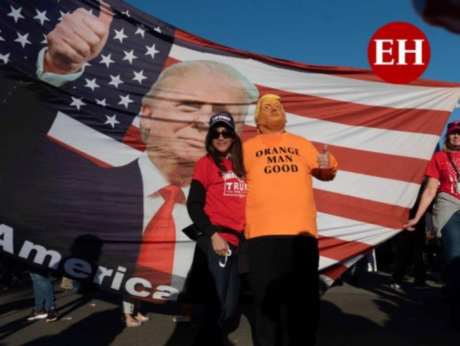 FOTOS: Violenta protesta a favor de Trump deja heridos y detenidos