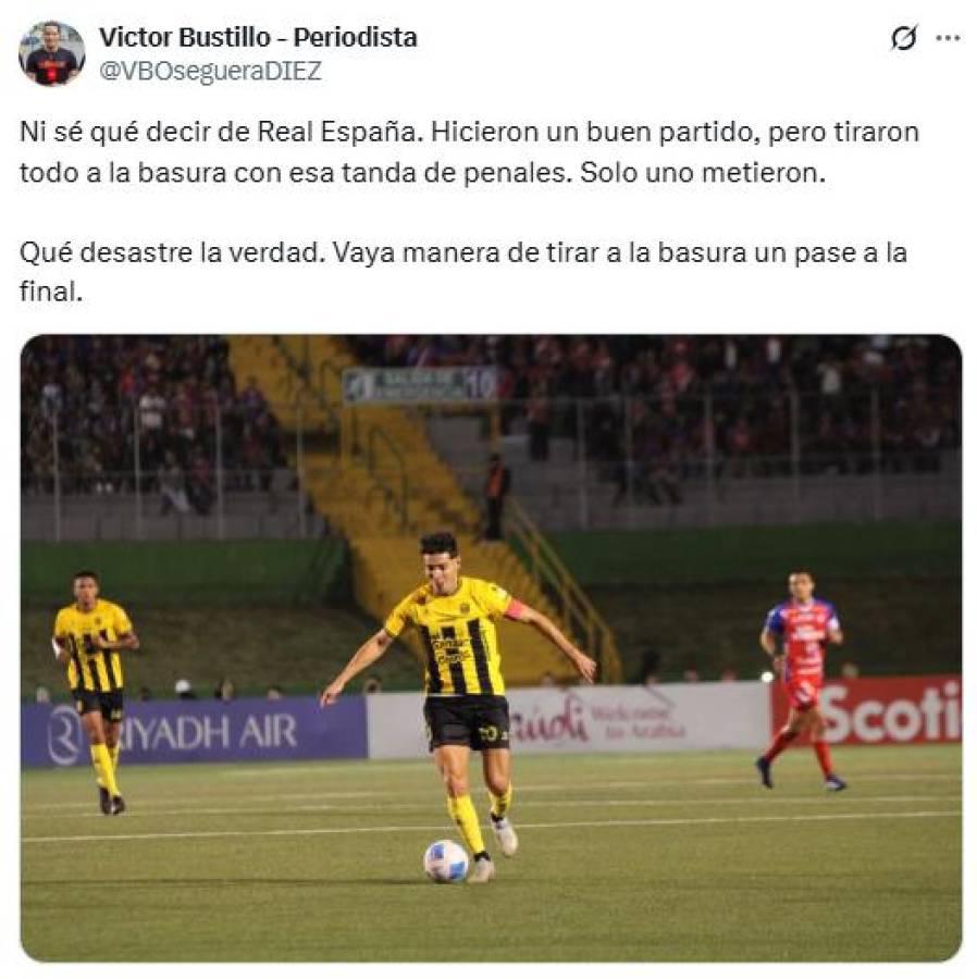 Así reaccionaron los medios y periodistas tras eliminación de Real España de Copa Centroamericana