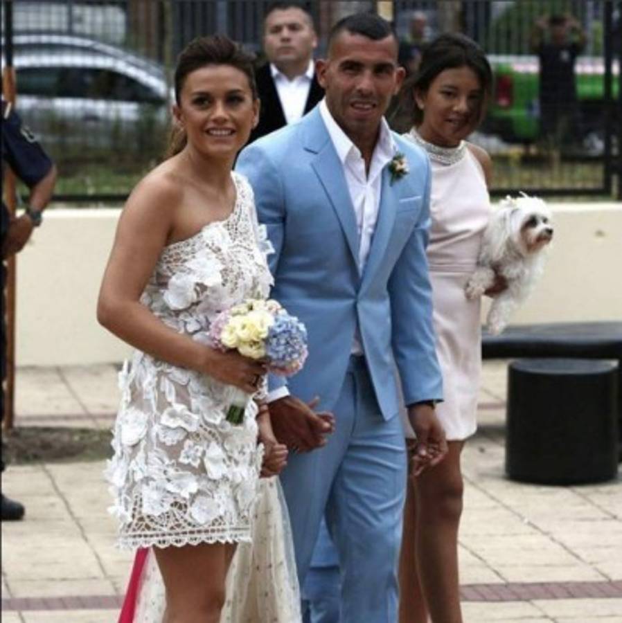 Maratónica boda de Tevez: dos países, cuatro días, 260 invitados