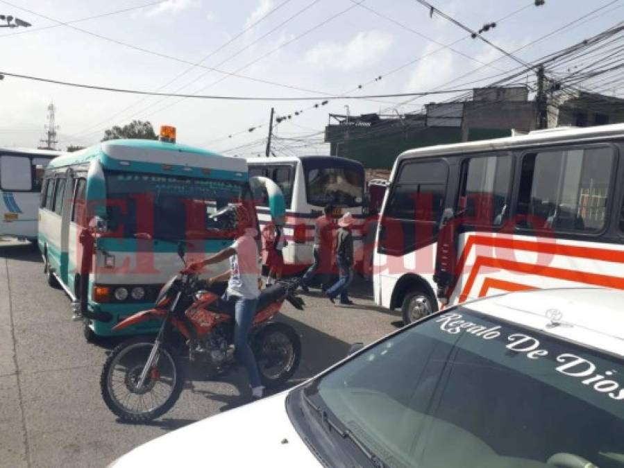 Estas son las zonas obstruidas por el paro nacional de transporte en Honduras