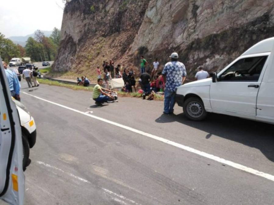 Las dramáticas fotos captadas tras el accidente de un autobús de la Anapo en la CA-5