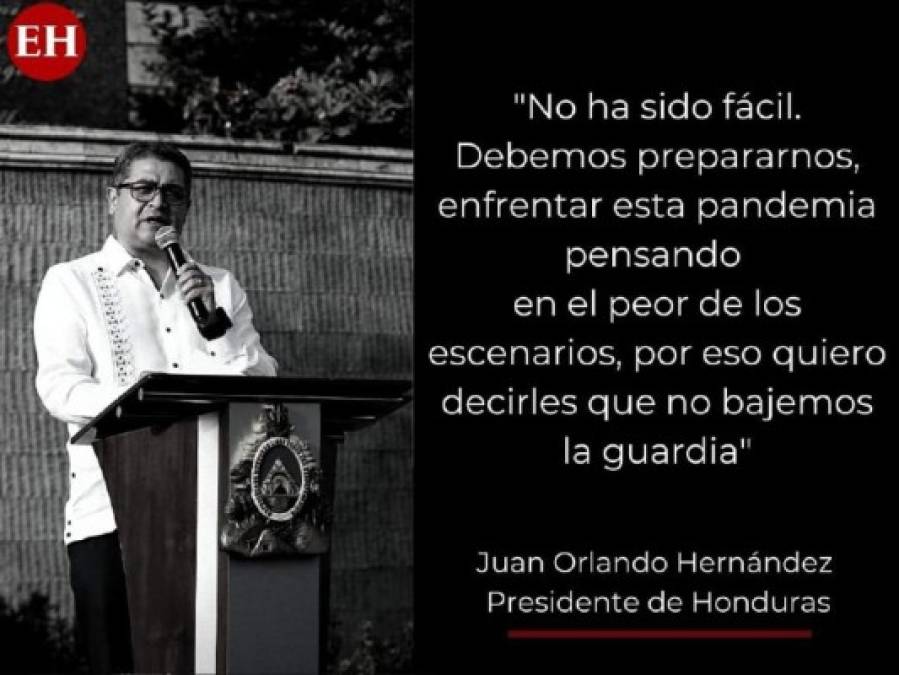 Las frases del presidente Hernández en el 199 aniversario de Independencia