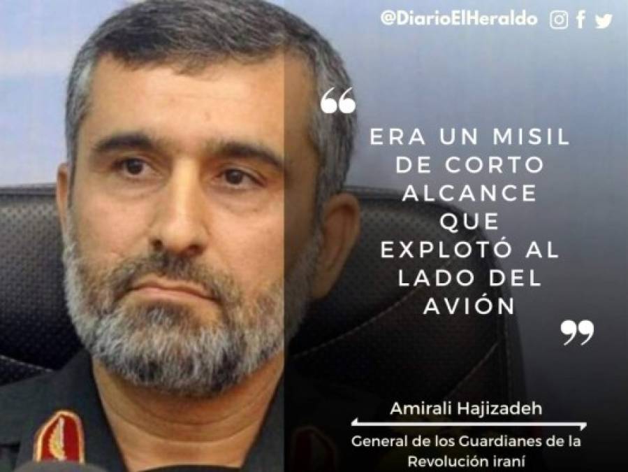 'Serán juzgados' y 'hubiera preferido morir': frases de autoridades iraníes tras derribo de avión ucraniano