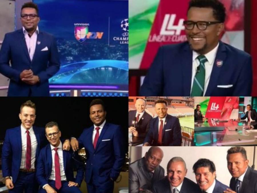 FOTOS: La exitosa carrera del hondureño Carlos Pavón como comentarista de Univisión