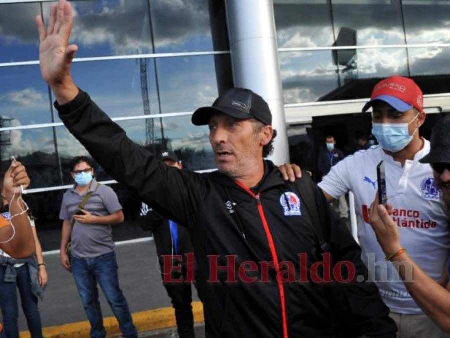 FOTOS: Así fue la llegada de Olimpia a Tegucigalpa tras su eliminación de la Concachampions