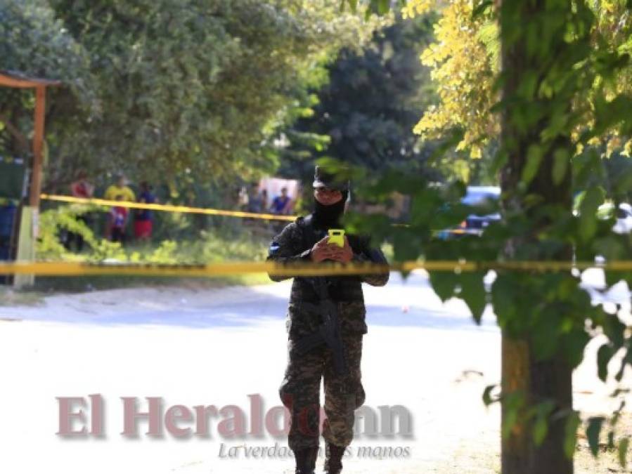 FOTOS: La violenta escena donde acribillaron a supuesto jefe de 'Los Olanchanos'