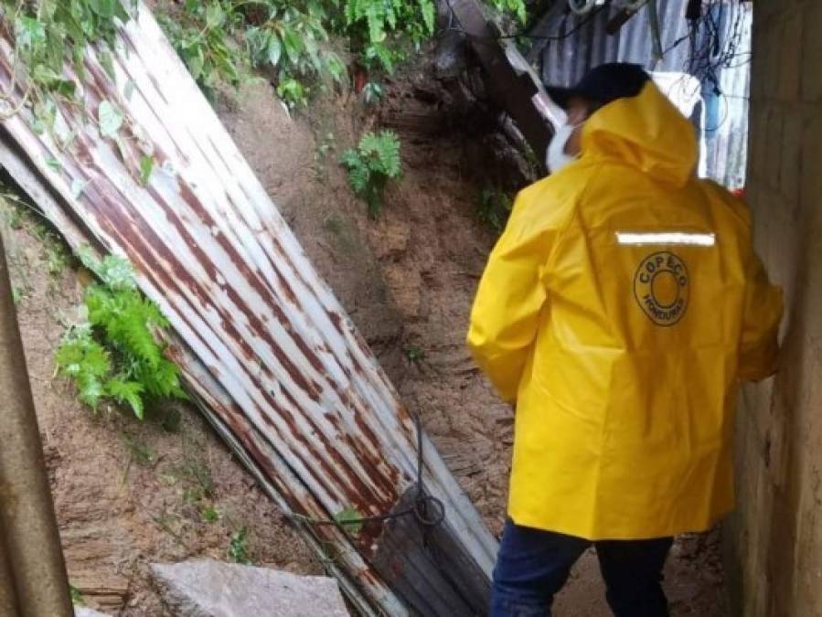 Alerta amarilla: Lluvias provocan primeros daños en Honduras (FOTOS)