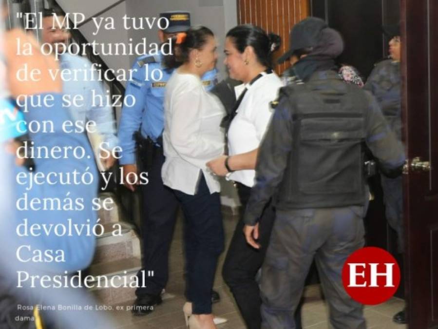 Fotos: Las frases de Rosa Elena de Lobo tras finalizar su juicio