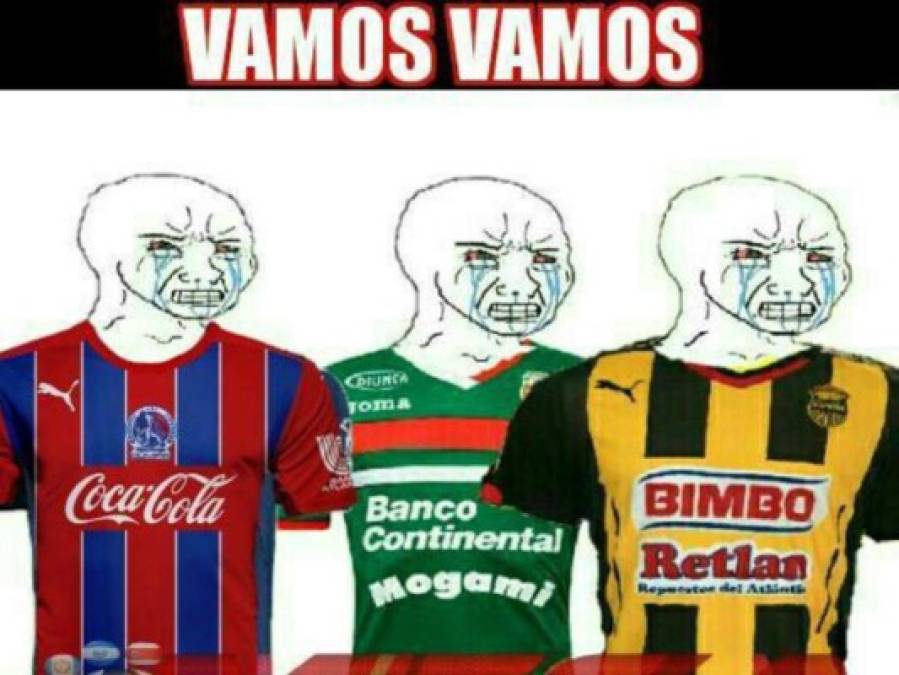 Divertidos memes calientan el duelo final entre Platense y Motagua