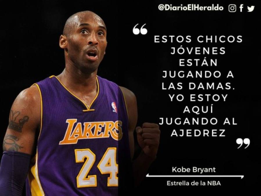 Las frases más célebres de Kobe Bryant, leyenda del baloncesto