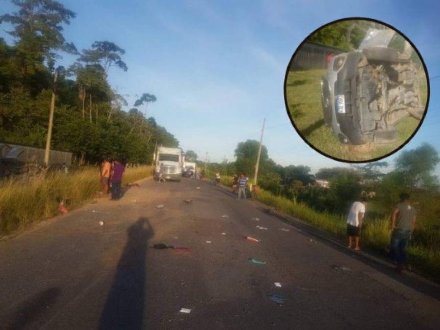 Lo que se sabe sobre el trágico accidente que dejó 5 muertos en La Ceiba