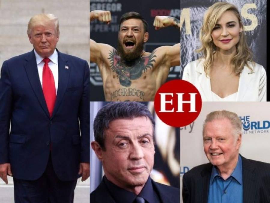 Ellos son los famosos que apoyan la reelección del polémico Trump