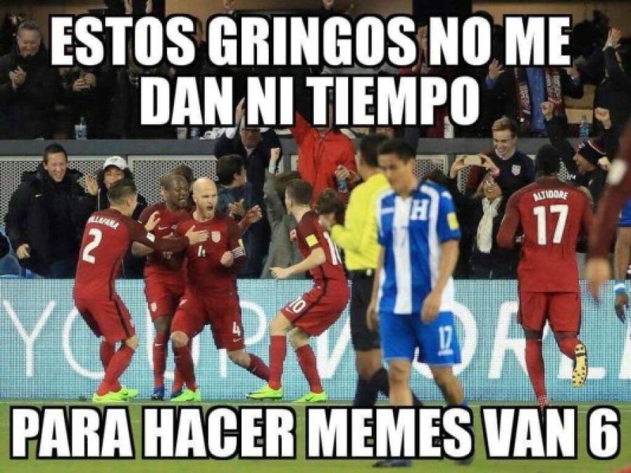 Avalancha de memes tras escandaloso 6-0 que recibió Honduras ante Estados Unidos