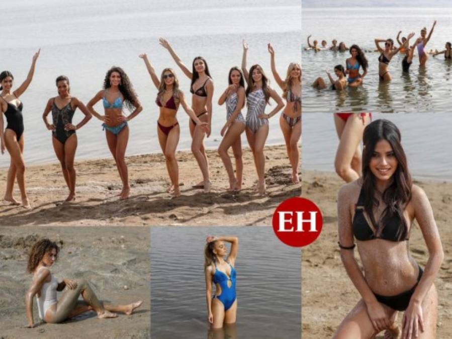 Miss Universo: Concursantes deslumbran en traje de baño en el Mar Muerto (FOTOS)