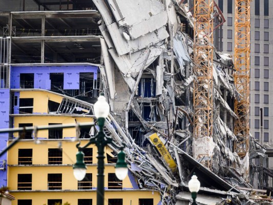 FOTOS: Así quedó el hotel donde tres hondureños salieron heridos tras derrumbe