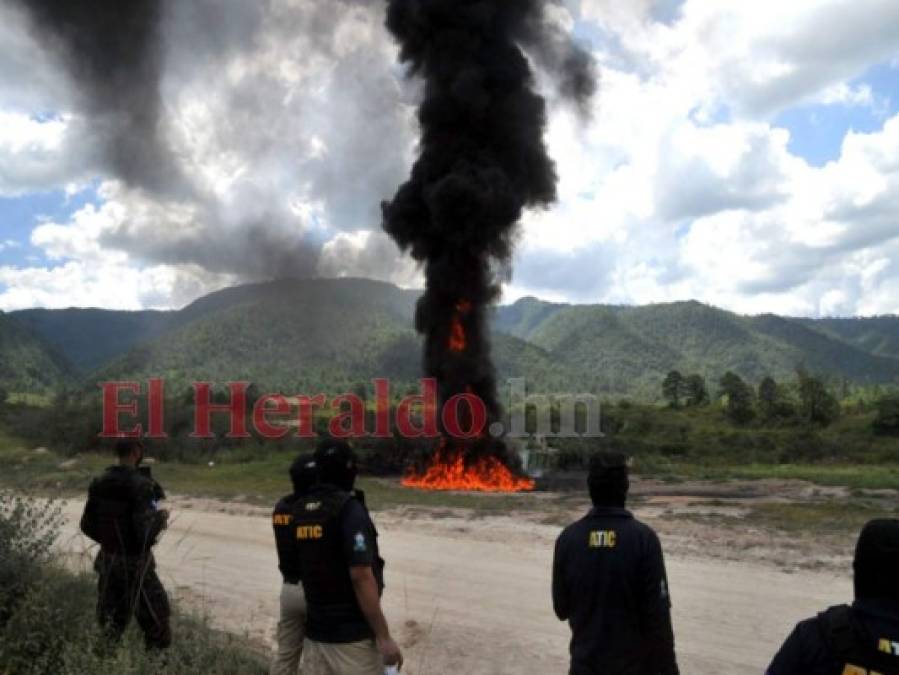 Así fue la 'incineración sin precedentes' de más de 3 mil kilogramos de cocaína en la capital 