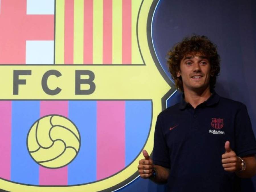 FOTOS: Así fue la presentación de Antoine Griezmann con el Barcelona