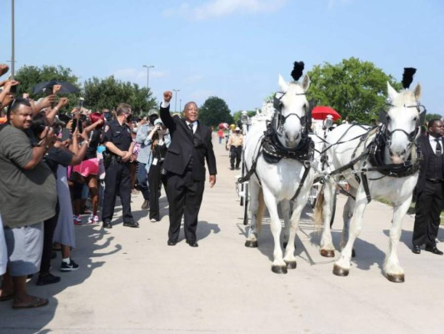 15 imágenes del funeral de George Floyd, ícono de la lucha antirracista