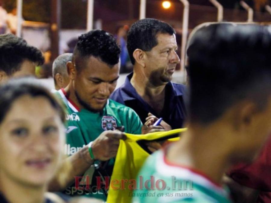 FOTOS: Mario Martínez ya olvidó al Real España y se deja querer por Marathón