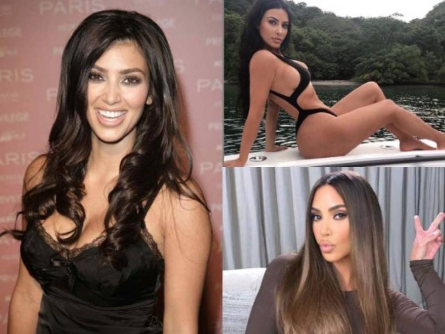 Antes y después: Así ha sido el cambio físico de Kim Kardashian