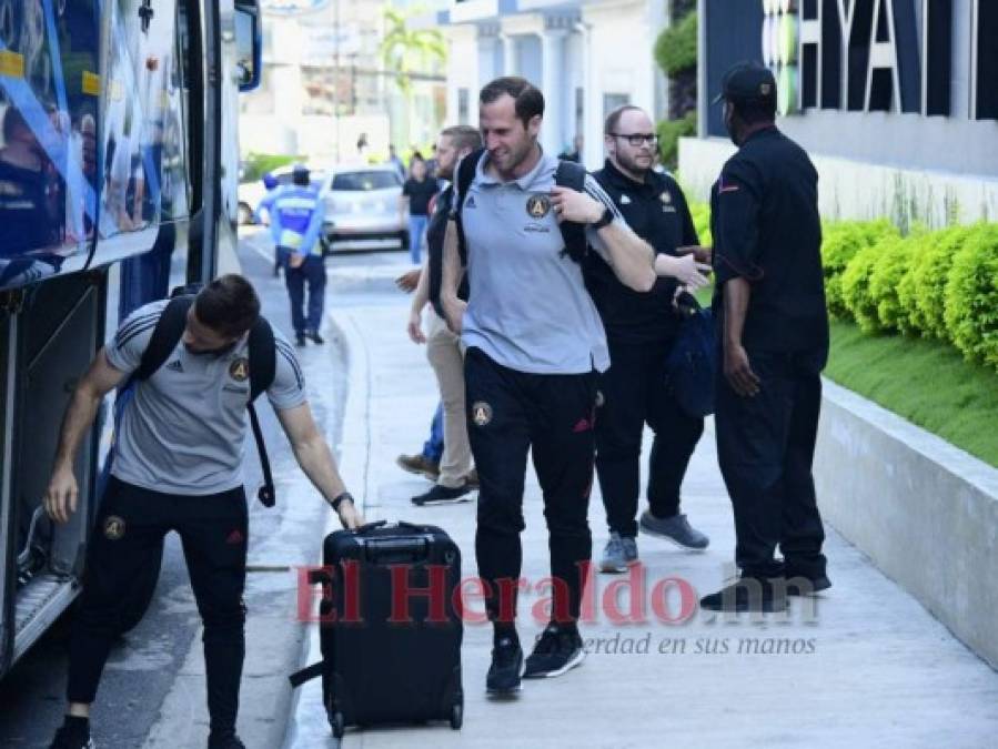 Fotos: Así fue la llegada del Atlanta United a San Pedro Sula