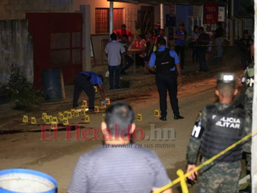 Puerto Cortés: Horror y llanto tras masacre que acabó con la vida de siete personas