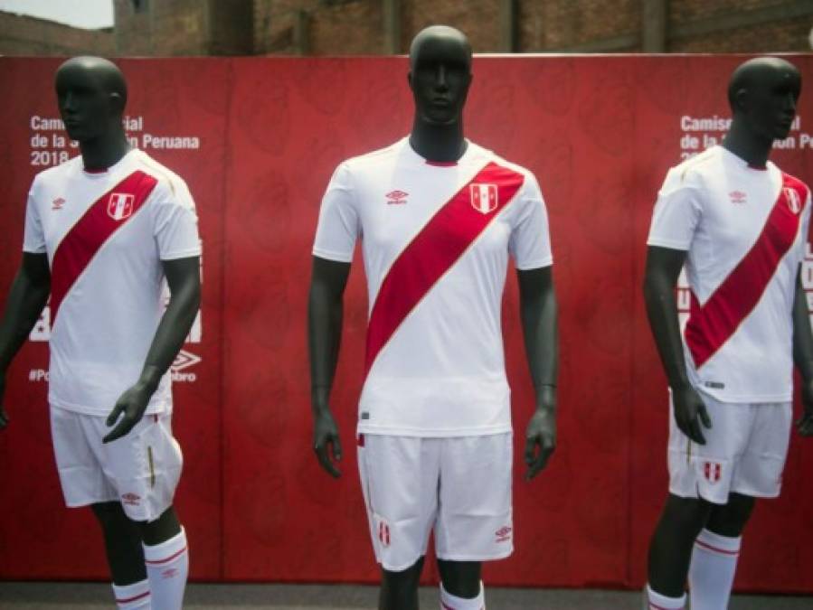 Así es la camisa que usará Perú en el Mundial de Rusia 2018
