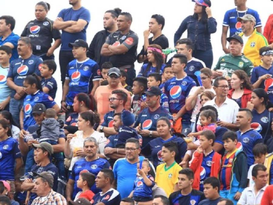 FOTOS: Danlí se viste de azul para recibir a Motagua vs Real de Minas en el Estadio Marcelo Tinoco