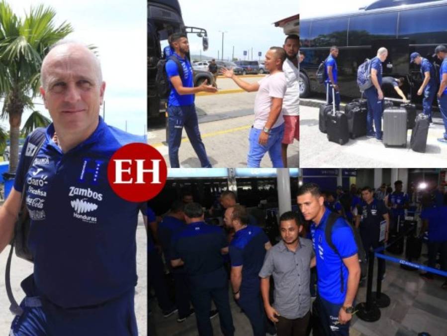 Selección de Honduras viajó a Trinidad y Tobago para jugar la Liga de Naciones