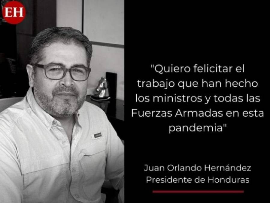 'Estamos haciendo cosas buenas por Honduras': las frases de JOH sobre reapertura