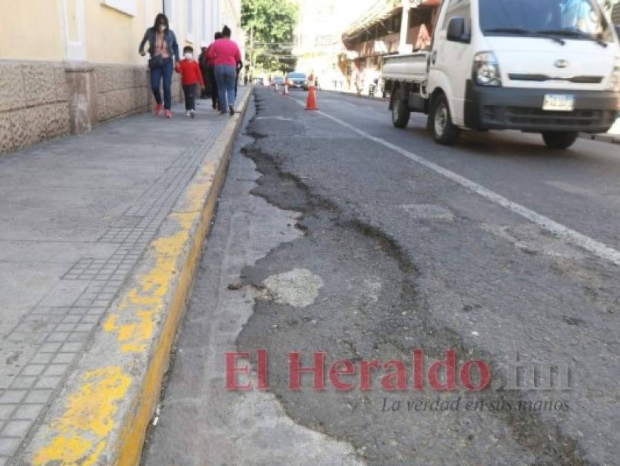 Destrucción, daños y olvido opacan la belleza del casco histórico de Tegucigalpa (Fotos)