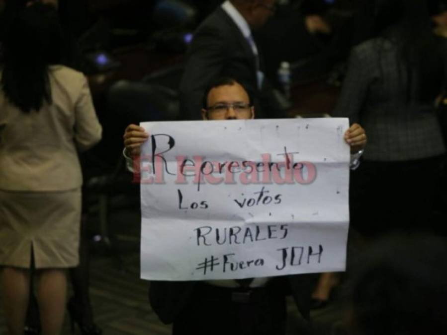 Ambiente vivido en la elección de la junta en propiedad del Congreso Nacional de Honduras